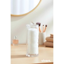 Vivart Makyaj Pamukluk Organizeri Kutusu & Disk Makyaj Pamukluk Düzenleyici