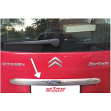 A&G Tuning Citroen Berlingo 2008 - 2018 Arası Krom Bagaj Çıtası Paslanmaz Çelik