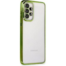  Samsung Galaxy A73 5g Kılıf Razer Lensli Silikon - Yeşil