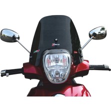 Piaggio Beverly 300-350 Ön Cam Kısa *füme* (2010-2020) / Faco