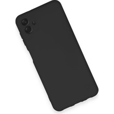  Samsung Galaxy A04 Kılıf Nano Içi Kadife Silikon - Siyah
