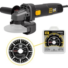 Cat DX3090 720WATT 125MM Profesyonel Avuç Taşlama + DA09052 Genel Amaçlı Elmas Kesme Diski