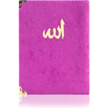 MiraLive Kadife Yasin Çanta Boy Mor