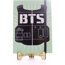 MiraLive Lastikli Noktalı Sert Kapak Bts Defter