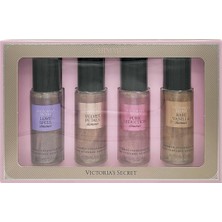 Victoria's Secret The Best Of Shimmer Işıltılı Vücut Spreyi Hediye Seti 4X75ML