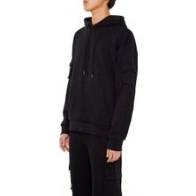 F21 French Terry Kargo Cepli Sweatshirt