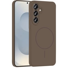  Samsung Galaxy S23 Fe Kılıf Jully Magsafe Kapak - Kahverengi