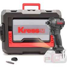 Kress KUB61.91 20VOLT 230NM Kömürsüz Profesyonel Şarjlı Otomatik Darbe Ayarlı Tornavida (Akü Dahil D