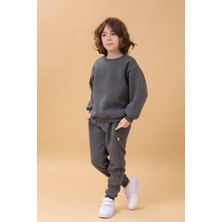 Perendi Erkek Çocuk Bisiklet Yaka Şardonlu Kışlık 2'li Eşofman Takımı