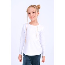 Perendi Unisex Çocuk Bisiklet Yaka Uzun Kollu Basic Body