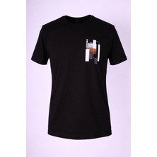 Trender 26Y595000001  Erkek T-Shirt Desert O Yaka Baskılı