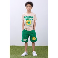 Perendi Erkek Çocuk Basketbol Baskılı Şortlu Takım