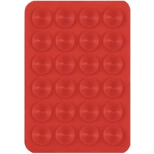 Zore Kare Öpücüklü 03 Çift Taraflı Silikon Tutucu 5,50CM x 8cm - Kırmızı