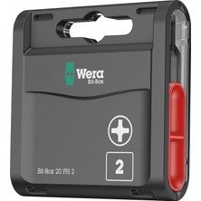 PowerA Wera 05057750001 Bit-Box 20, 851/1 Z Ph 2 x 25 mm Universal Phillips Bits Uç Seti