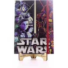 MiraLive Lastikli Çizgisiz Sert Kapak Star Wars Defter