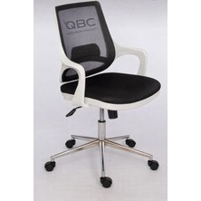 Qbc Ofis Büro Conc. Porto Krom Metal Ayaklı Çalışma Sandalyesi Ofissekreter Oyuncu Genç Od Koltuğu
