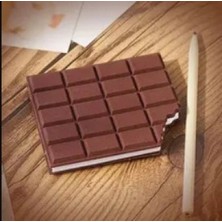 MiraLive Çikolata Kokulu Harika Kare Çikolata Not Defteri Chocolate Notebook