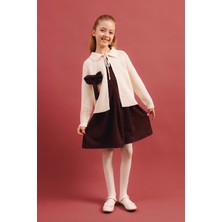 Perendi Kız Çocuk Triko Hırka Elbise – Özel Gün Kombini