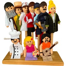 Meslekler Parmak Kuklaları