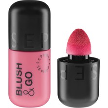 Sephora Collectıon Blush & Go - Mat Bitişli Likit Allık 02 On The Go (7 Ml)