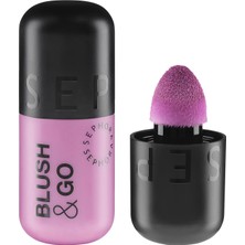 Sephora Collectıon Blush & Go - Mat Bitişli Likit Allık 04 On Cloud 9 (7 Ml)