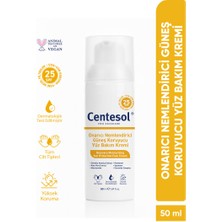 Onarıcı Nemlendirici Güneş Koruyucu Spf 25 Yüz Bakım Kremi Cilt Tonu Eşitleyici Leke Karşıtı 50 ml