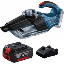 Bosch Gas 18V-1 Akülü El Süpürgesi + Bosch Gal 18V-20 Şarj Cihazı + Gba 4.0AH x 1 Akü