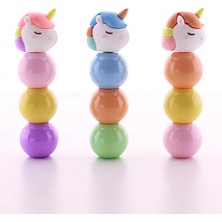 MiraLive 3 Adet 9 Kalemli Unicorn Tasarımlı Fosforlu Kalem Set