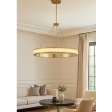 Ronisu Aydınlatma Bianca Sarkıt Mermer Avize – Yüksek Tavan Için Lüks Avize RA-AVZ-6731-85-60