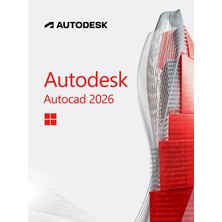 Autodesk Autocad 2026 (Windows) - 1 Pc 3 Yıl Abonelik Kodu