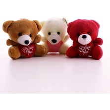 MiraLive 3 Adet Sevimli Mini Ayıcıklar Hediyelik Anahtarlık Set