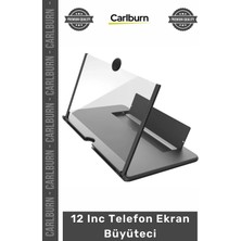 Carlburn Özel Üretim Şeffaf Taşınabilir 12 Inç Büyük Ekran Göz Korumalı Katlanabilir Telefon Ekran Büyüteci