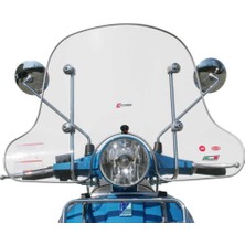Vespa Px Serisi Ön Cam Uzun Boy Şeffaf / Faco
