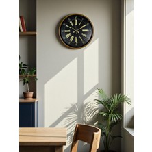 Çetiner Group 36 cm Modern Kahverengi Duvar Saati