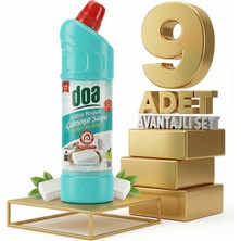 Doa Yoğun Çamaşır Suyu Beyaz Sabun 9X750 ml
