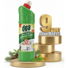Doa Yoğun Çamaşır Suyu Çam Ferahlığı 9X750 ml