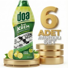Doa Sıvı Krem Temizleyici Limon Kokulu 6X750 ml