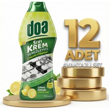 Doa Sıvı Krem Temizleyici Limon Kokulu 12X750 ml