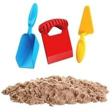 Dede Aksesuarlı Naturel Kinetik Oyun Kumu 500 gr