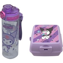 Kuromi 700 ml Su Matarası ve Beslenme Kabı Orjinal-Lisanslı