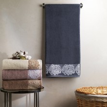 Schafer Home Lace Havlu 70X140 cm 1 Parça-Orta Gri