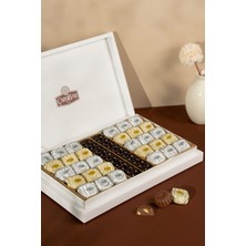 Çarşıbaşı Yaldızlı Çiçek Baton Çikolata & Fındık Draje 570 gr