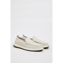 Faruk Balkanas Toros Model Eva Taban Hakiki Natural Deri Casual Ayakkabı