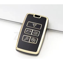 Land Rover Discovery Sport Anahtar Kılıfı Siyah-Gold 2020-2025