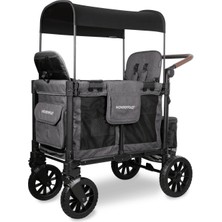 Wonderfold W2 Luxe Pro Ikili Bebek Arabası Vagonu - Kömür Grisi