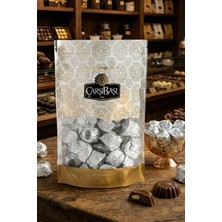 Çarşıbaşı Fındıklı Sütlü Çikolata Kristal Gümüş 500 Gram