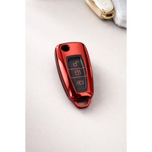 Ford Mondeo Aksesuar Anahtar Kılıfı Kırmızı