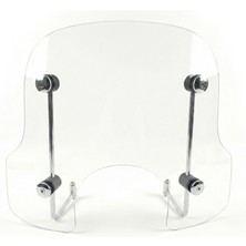 Ebakbak Motosiklet Ön Siperlik Camı 3,5mm Vespa Cappucino vb Modellere Uyumlu Motor Şeffaf Cam