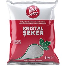 Türk Şeker Kristal Toz Şeker 3 kg