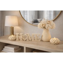 ND Shopping Home Yazılı Dekor Set 4’lü – Vazo Mumluk Salon Konsol Ev Dekorasyonu